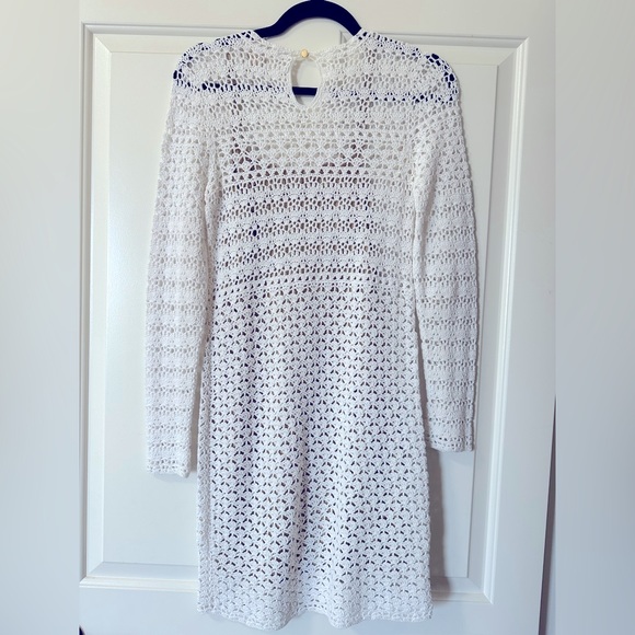 Michael Kors hand crocheted cotton white dress - Picture 2 of 4